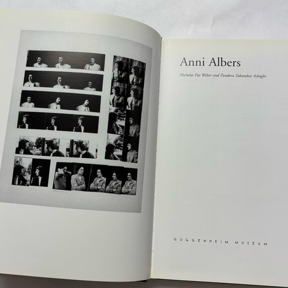 1st Ed. HB HC Anni Albers Weber Asbaghi Guggenheim 1999 Textile Weaving Bauhaus - Picture 3 of 11